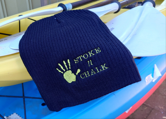 Beanie (Yellow on Black)